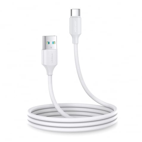 Joyroom S-UC027A9 USB 2.0 Cable USB-C male - USB-A male Λευκό 1m