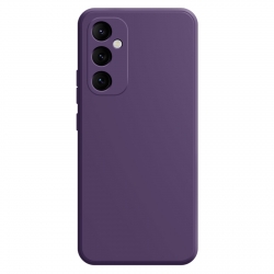 Samsung Galaxy A35 5G Θήκη Σιλικόνης Μωβ Σκούρο Imitation Liquid Silicone Phone Case Dark Purple
