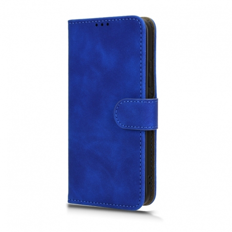 Xiaomi 14 Θήκη Βιβλίο Μπλε Skin Feel Magnetic Flip Phone Case Blue