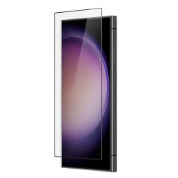 Samsung Galaxy S24 Ultra 5G Προστατευτικό Τζαμάκι Μαύρο X-One Case Friendly 3D Full Face Tempered Glass Black