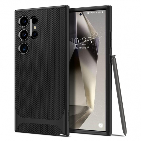 Samsung Galaxy S24 Ultra 5G Θήκη Μαύρη Spigen Neo Hybrid™ Back Cover Black ACS07304