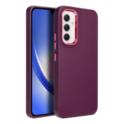 Samsung Galaxy A55 5G Θήκη Σλικόνης Μωβ TPU Silicone Case with Camera Frame Purple