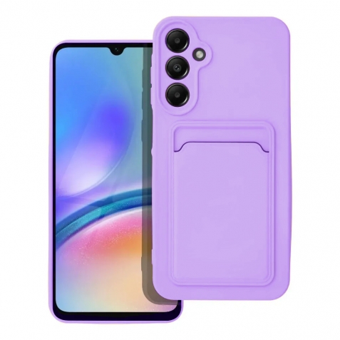 Samsung Galaxy A35 5G Θήκη Σιλικόνης Μωβ Skin Feel Card Contrast Color Button TPU Phone Case Purple