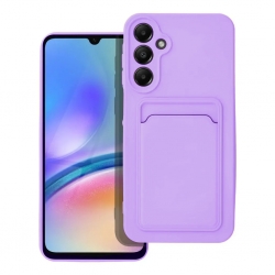 Samsung Galaxy A55 5G Θήκη Σιλικόνης Μωβ Skin Feel Card Contrast Color Button TPU Phone Case Purple