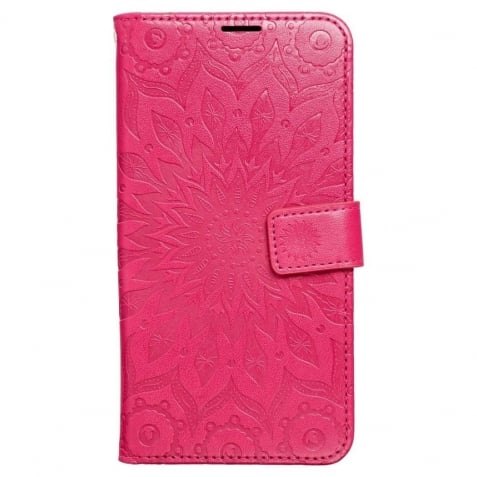 Samsung Galaxy A55 5G Θήκη Βιβλίο Ροζ Forcell Mezzo Book Case Mandala Pink