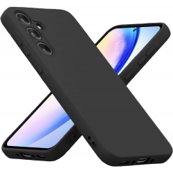 Samsung Galaxy A55 5G Θήκη Σιλικόνης Μαύρη Silicone Case Black