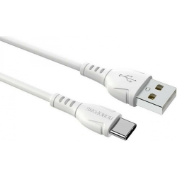 Borofone BX14 USB 2.0 Cable USB-C male - USB-A male Λευκό 2m