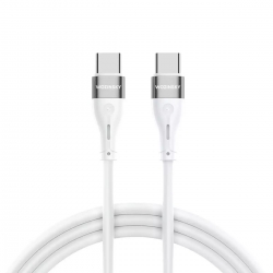 Wozinsky USB 2.0 Cable USB-C male - USB-C 65W Λευκό 2m (WSTCC2)