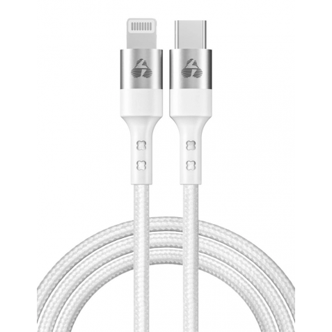 POWERTECH PTR-0127 Καλώδιο USB-C σε Lightning PD 20W 1m Λευκό