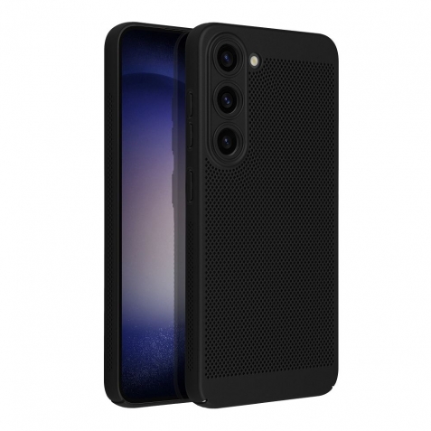 Samsung Galaxy A55 5G Θήκη Σιλικόνης Μαύρη Breezy Silicone Case with Camera Frame Black