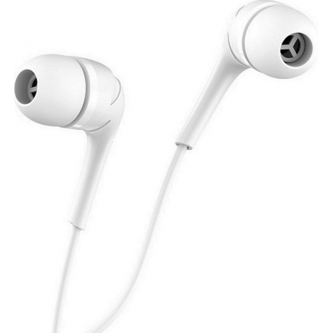 Hands Free Hoco M40 Prosody Earphones Stereo 3.5mm Λευκά με Μικρόφωνο και Πλήκτρο Λειτουργίας