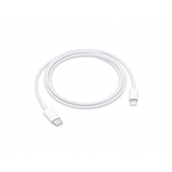 Apple USB-C to Lightning Cable USB-C to Lightning Cable 18W Λευκό 1m (MM0A3ZM/A) Retail Box