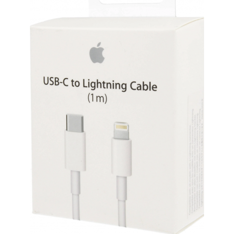 Apple Original USB-C to Lightning Cable 96W Λευκό 1m (MX0K2ZM/A)